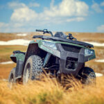 Prevoz ATV na prívesnom vozíku pripravený na cestu